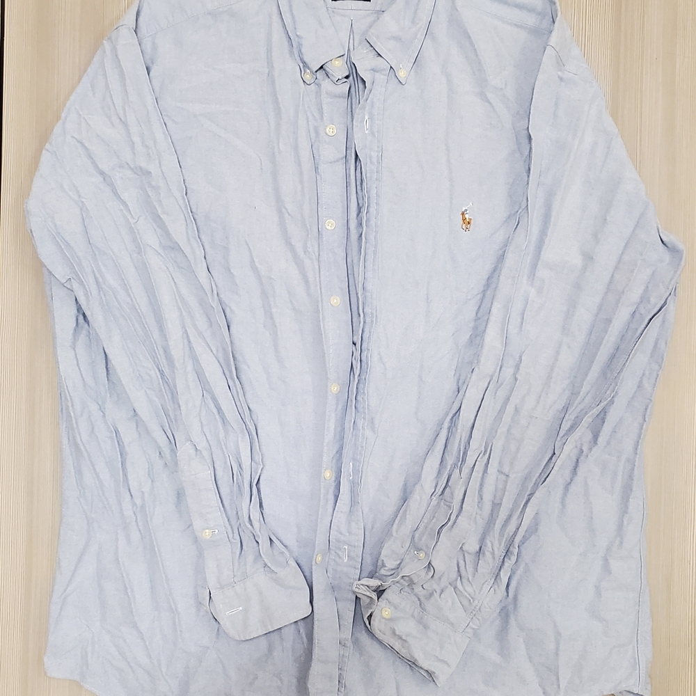 Polo Ralph Lauren Light Blue Casual Button Down Shirt